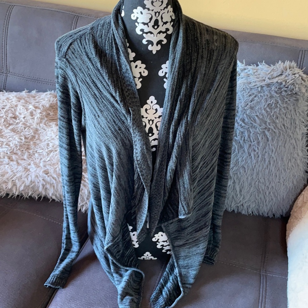 CHARLOTTE RUSSE Dark Gray Cardigan Size Medium